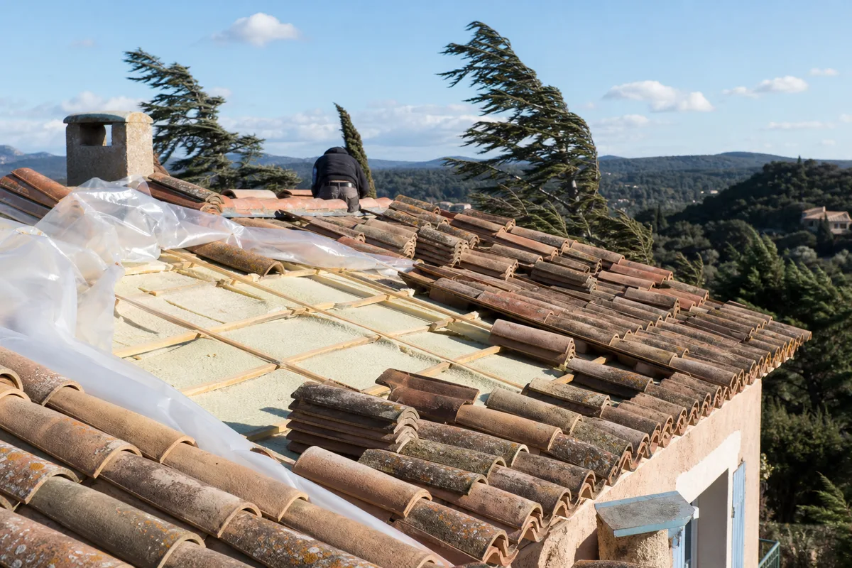 Isolation de toiture dans le Var