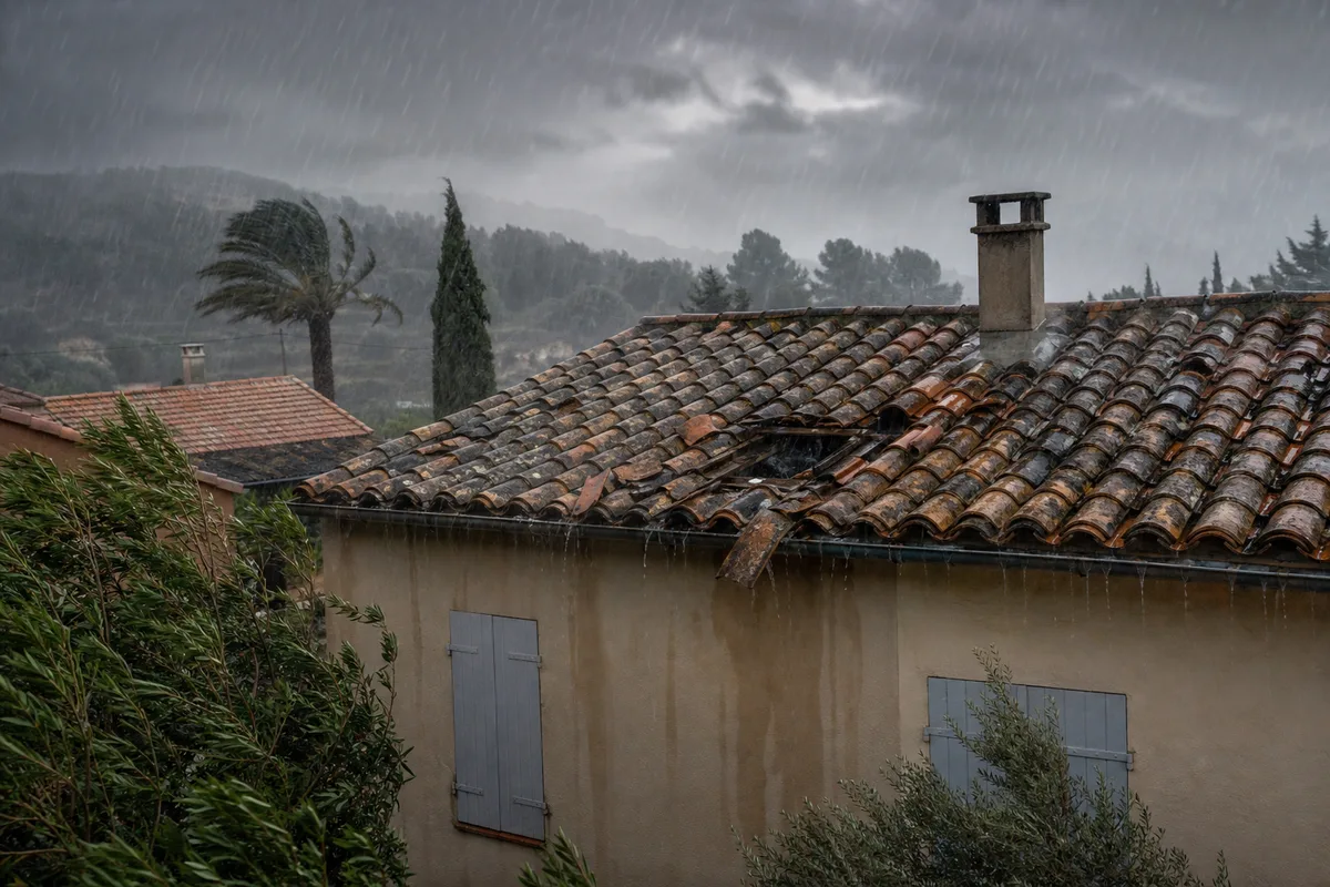 Urgence toiture dans le Var : fuite & tempête